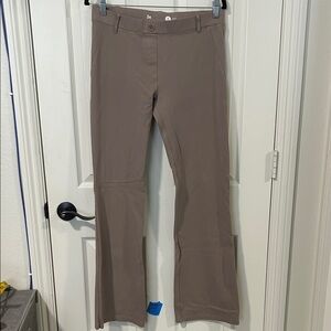 Betabrand Tan Yoga Pants
